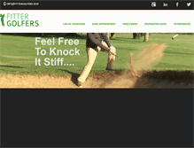 Tablet Screenshot of fittergolfers.com